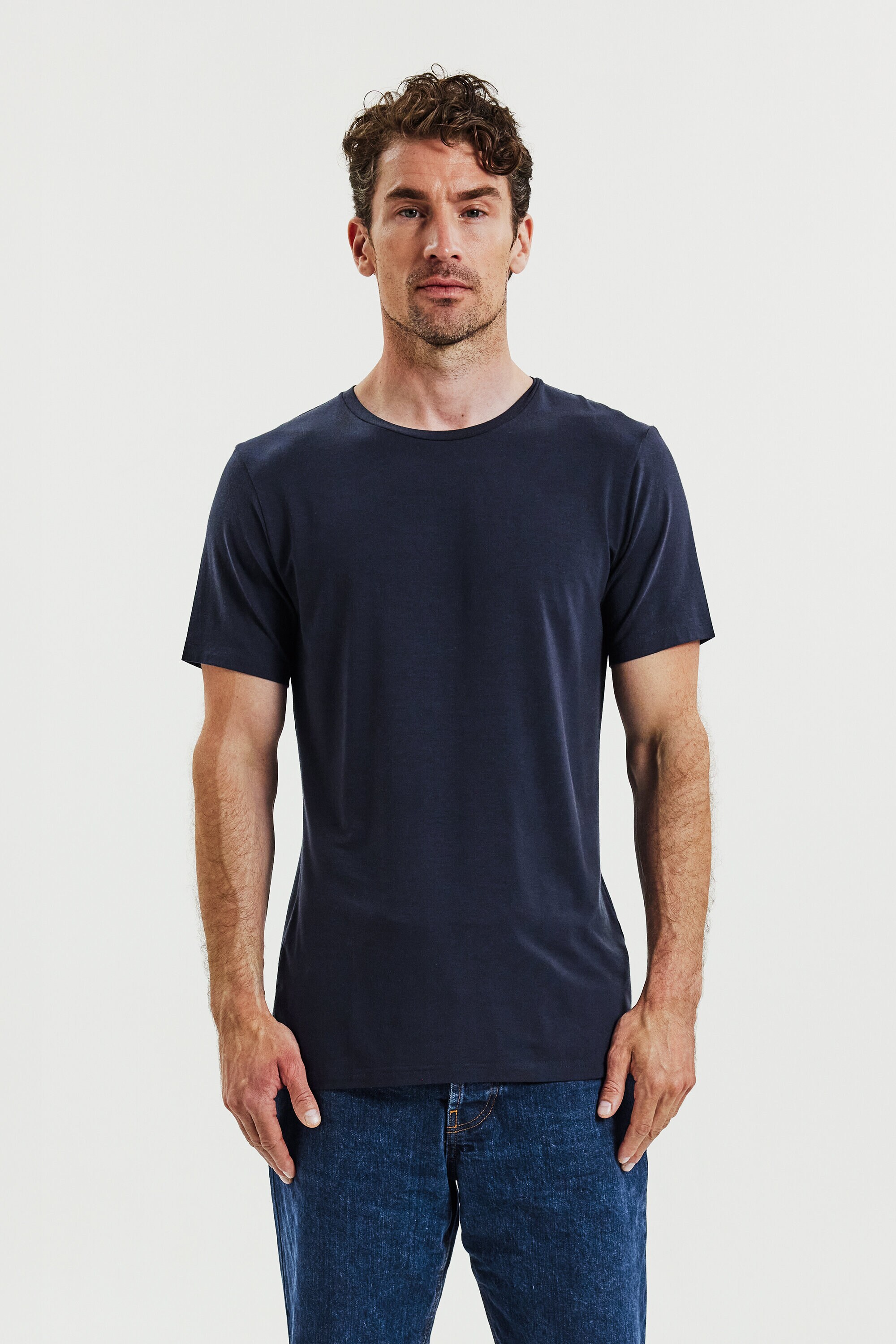 Crew-Neck Lyocell